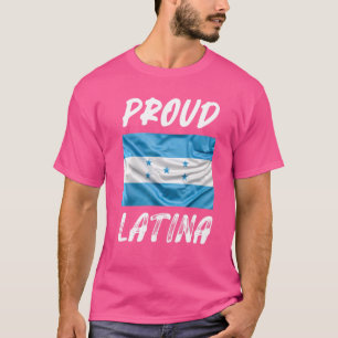 Camiseta Orgulho Latina Herança Hispânica Mês Bandeira Hond