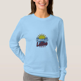 Camiseta Orgulho Latino Unisex Manga Longa