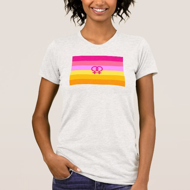 Camiseta Orgulho Lesbiano Dawn WLW (Frente)