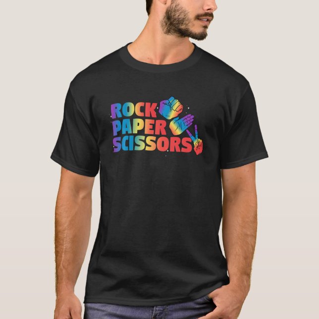 Camiseta Orgulho Lésbica Presente Arco-Íris LGBT Tesoura de (Frente)