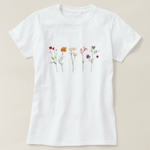 Camiseta Orgulho Lésbico de Flor Silvestre