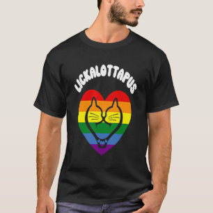 Camiseta Orgulho Lésbico Orgulho Gay Coisas Gato Gay Lickal