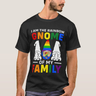 Camiseta Orgulho LGBT Arco-Íris Eu sou o Gnomo Arco-Íris do