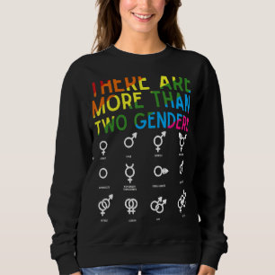 Camiseta Orgulho Lgbt Arco-Íris Há Mais De Dois Sexos