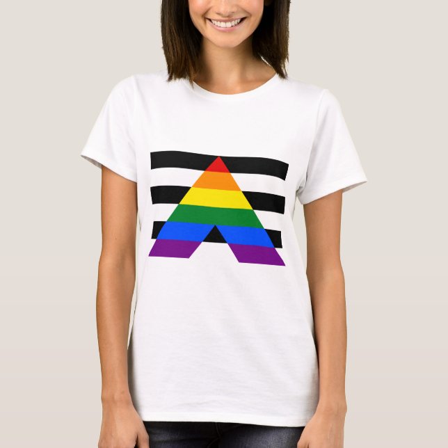 Camiseta Orgulho LGBT Arco-íris Ortodia (Frente)