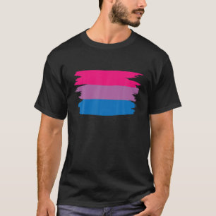 Camiseta Orgulho LGBT Bi de Bandeira Bissexual
