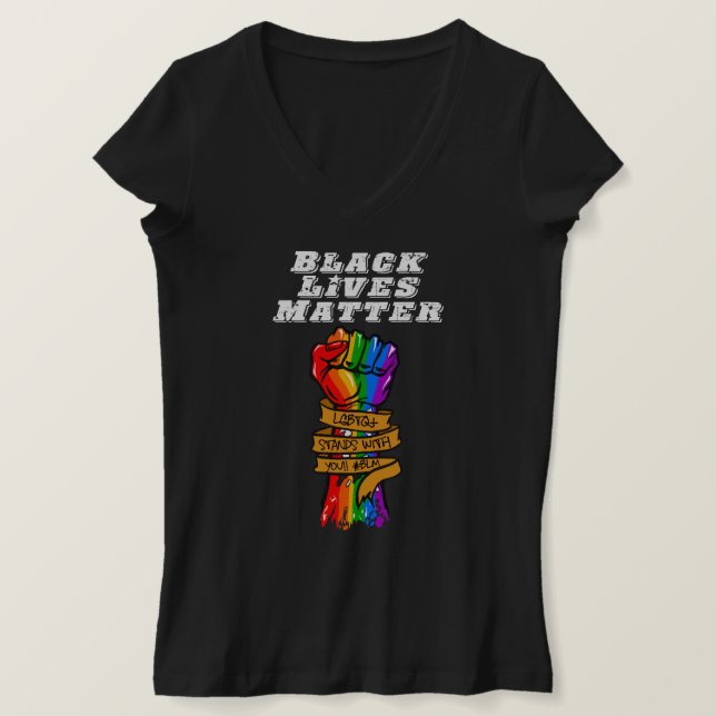 Camiseta Orgulho Lgbt Blm (Frente do Design)