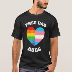 Camiseta Orgulho Lgbt De Abraços De Pai Livre