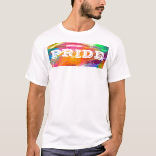 Camiseta Orgulho LGBT do Arco-Íris PixDezines