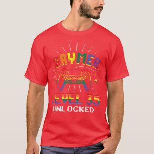 Camiseta Orgulho LGBT do Orgulho LGBT, com 35 anos de idade