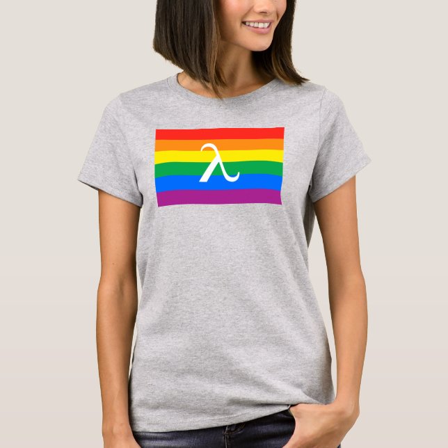 Camiseta Orgulho LGBT e Ativismo Lambda (Frente)