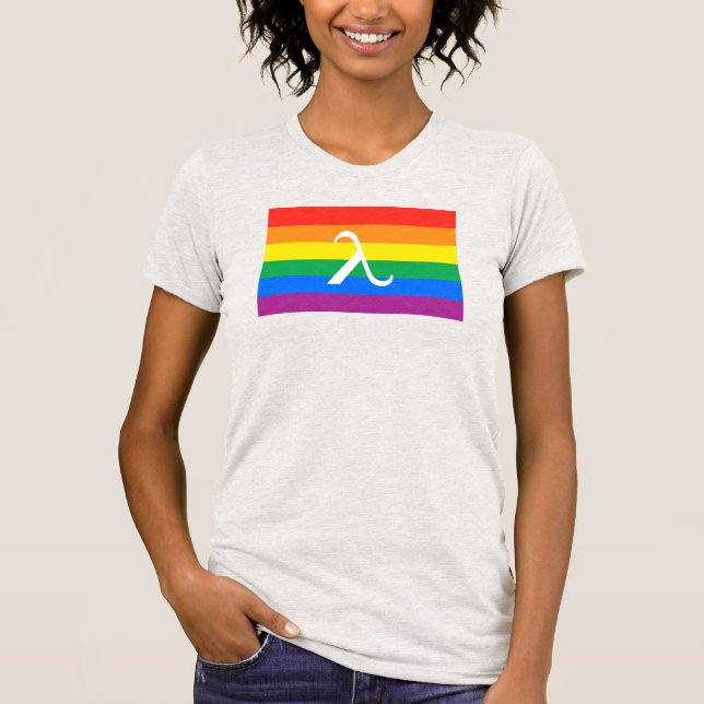 Camiseta Orgulho LGBT e Ativismo Lambda (Frente)