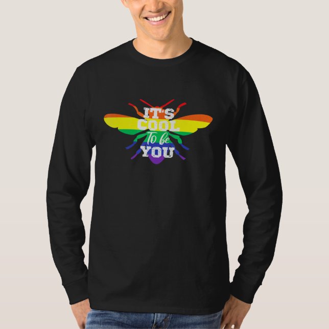 Camiseta Orgulho Lgbt É Legal Ser Sua Parada De Orgulho (Frente)