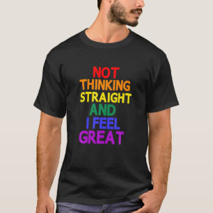 Camiseta Orgulho LGBT Engraçado Citação LGBT Ditos Proud Ga