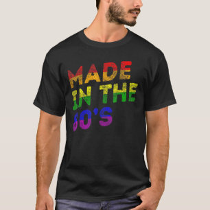 Camiseta Orgulho Lgbt Feito No Aniversário Do Arco-Íris Dos
