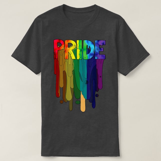 Camiseta Orgulho LGBT Funny Rainbow Orgulho Mês  (Frente do Design)