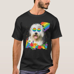 Camiseta Orgulho LGBT Gay Inglês Antigo Orgulho de Cão-Ovin