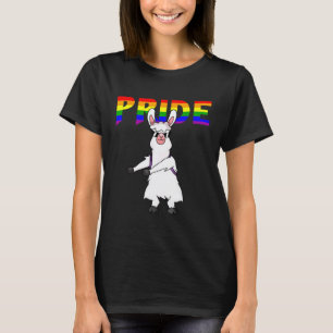 Camiseta Orgulho LGBT Lésbica Bissexual Gay Flossing Llama