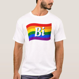 Camiseta Orgulho LGBT LGBT do Orgulho Bissexual do Arco-Íri
