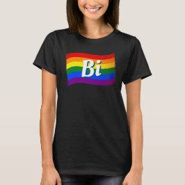 Camiseta Orgulho LGBT LGBT do Orgulho Bissexual do Arco-Íri