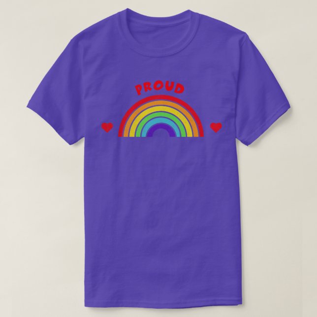 Camiseta Orgulho LGBT Mês do Tee LGBTQ Apoiante Gift Ga (Frente do Design)