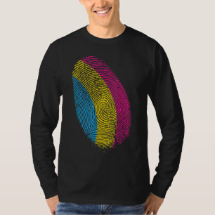 Camiseta Orgulho Lgbt Sinalizador Pansexual Orgulho de Impr