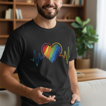 Orgulho LGBTQ Arco-íris Batimento Cardíaco Igualda
