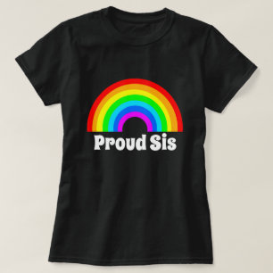 CAMISETA ORGULHO LGBTQ DA IRMÃ DO PROUD SIS