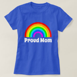 CAMISETA ORGULHO LGBTQ DA MOM PROUD