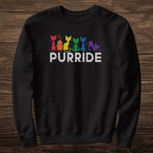 Camiseta Orgulho LGBTQ do Rainbow Cats Purride