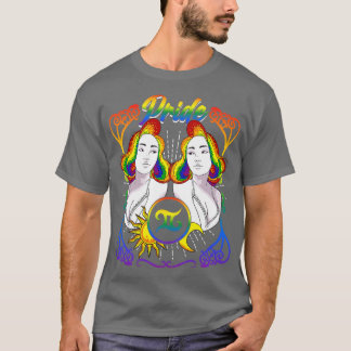 Camiseta Orgulho LGBTQ do Zodiac Gemini