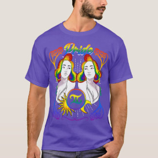 Camiseta Orgulho LGBTQ do Zodiac Gemini
