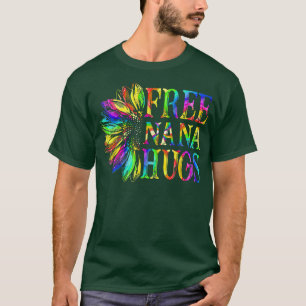 Camiseta Orgulho LGBTQ Gratuito Nana Abraçando Orgulho LGBT
