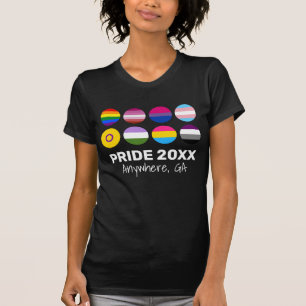 Camiseta Orgulho LGBTQ+ (Imagem Frontal Para Cores Escuras