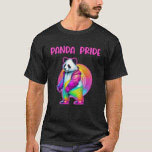 Camiseta Orgulho LGBTQ Panda para o dia de desfile