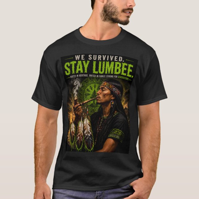 Camiseta Orgulho Lumbee – Nosso Legado Continua #2 (Frente)