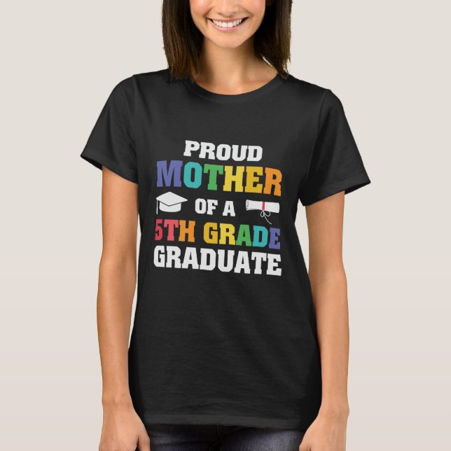 Camiseta Orgulho Mãe 5 Formando (Frente)