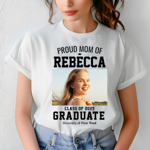 Camiseta Orgulho Mãe Classe de Formando 2025 Personalizada