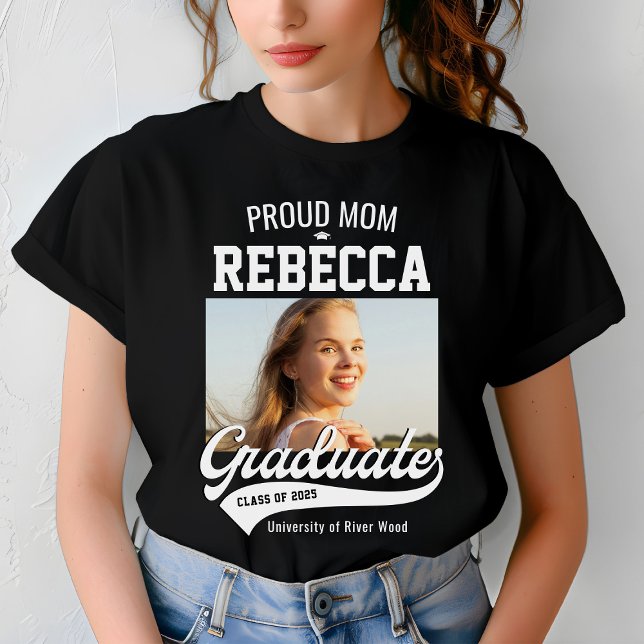 Camiseta Orgulho Mãe Classe de Formando 2025 Personalizada (Criador carregado)