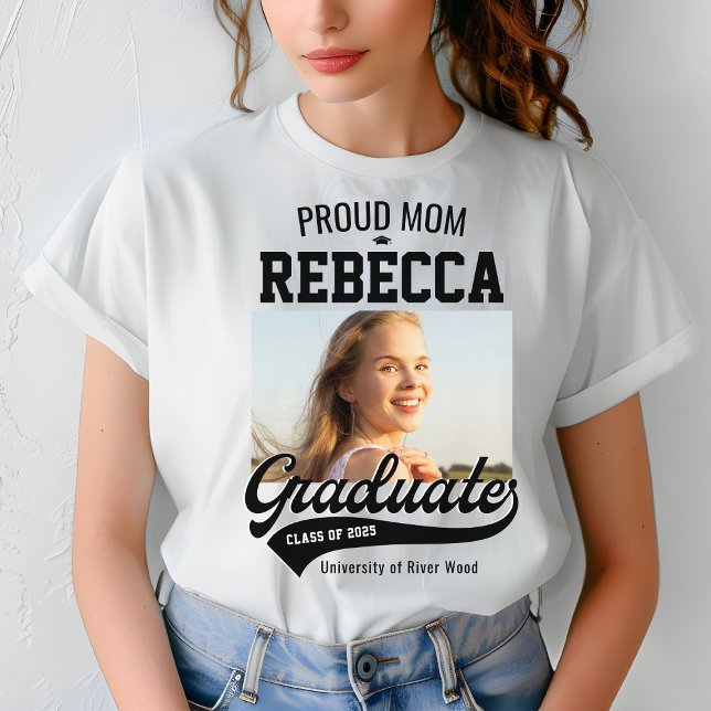 Camiseta Orgulho Mãe Classe de Formando 2025 Personalizada (Criador carregado)