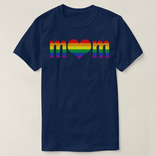 Camiseta Orgulho Mãe Heart (Frente do Design)