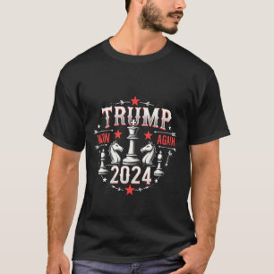 Camiseta Orgulho Maga Trump Ganhou novamente o Dia da Inagu