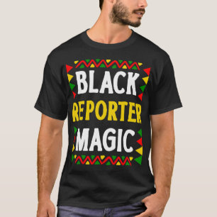 Camiseta Orgulho Mágico do Repórter de História Negra