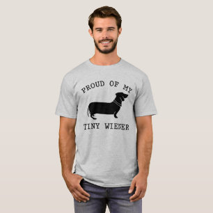 Camiseta Orgulho-me da minha pequena citação do Wiener Fu