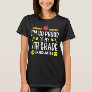Camiseta Orgulho-Me Dos Meus Formandos Do 9º Ano Da Escola
