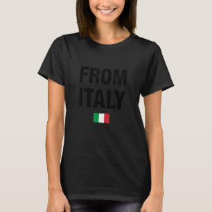 Camiseta Orgulho-Me Pelo Gráfico de Ilustração Itália