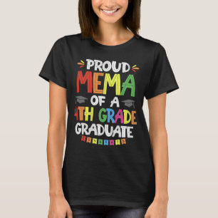 Camiseta Orgulho Mema De Uma Classe De Graduação De Formand