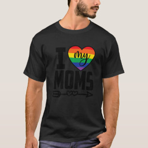 Camiseta Orgulho Mês Eu Amo Minha Família Mãe Mães Lgbt