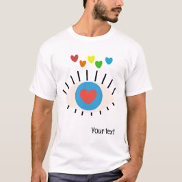 Camiseta Orgulho mês LGBT com tema arco-íris Aniversário