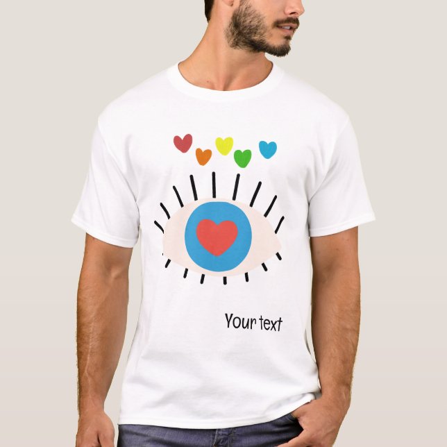 Camiseta Orgulho mês LGBT com tema arco-íris Aniversário (Frente)